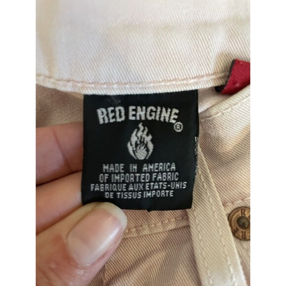 Red Engine Women's Light Pink Cropped Jeans - Picture 10 of 12